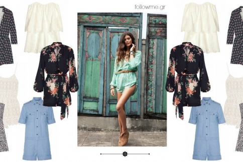 Μόδα Άνοιξη 2016 : Καιρός για playsuit : Βρες την παιχνιδιάρικη πλευρά σου και δοκίμασε τα πιο girly playsuit