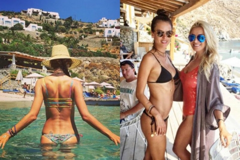 Αlessandra Ambrosio: Οι sexy διακοπές της στη Μύκονο