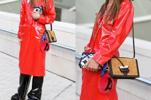 Hot or Not : Ποια fashionista εμφανίστηκε με total δερμάτινο look στην εβδομάδα μόδας στο Παρίσι;