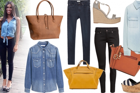 Θωμαή Απέργη : Yποδέχεται τον Σεπτέμβρη με total denim look