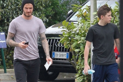 David Beckham: Χαζομπαμπάς και το δείχνει!