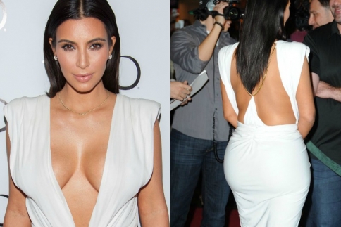 H Kim Kardashian γιόρτασε τα 34α γενέθλια της με sexy και βαθύ ντεκολτέ