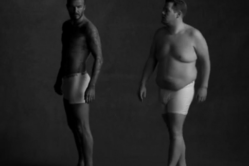 Ο James Corden τρολάρει τον David Beckham με εσώρουχα! (video)