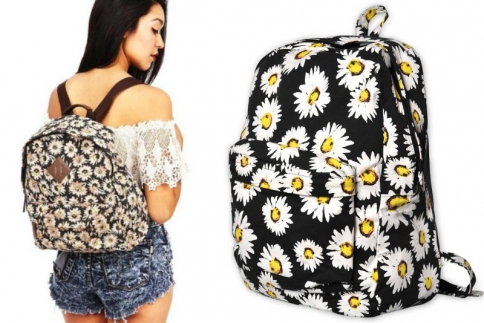 DIY : Φτιάξε το πιο εντυπωσιακό backpack με μαργαρίτες