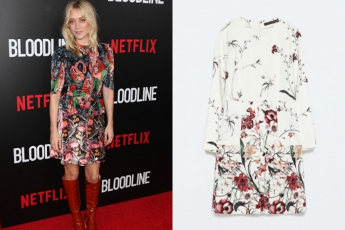 H Chloe Sevigny με υπέροχο printed φόρεμα που θέλουμε να φορέσουμε