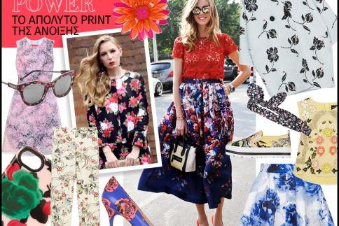 Floral :  Το απόλυτο print της άνοιξης (ρεπορτάζ αγοράς)
