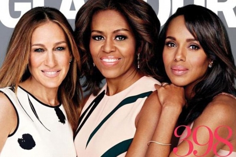 Η Michele Obama ποζάρει μαζί με την Kerry Washington και την Sarah Jessica Parker!