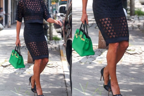 Hot or Not : Ποιο διάσημο πρώην μοντέλο επέλεξε μαύρο see through look πρωϊ – πρωϊ;