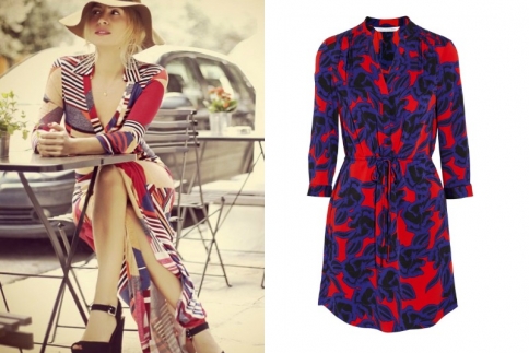 Μαρία Ηλιάκη : δοκιμάζει wrap dress σε 70s στυλ και το αποθεώνει