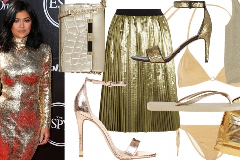 Epsy Awards :  Η Kylie Jenner με χρυσό φόρεμα μας εμπνέει να μετατρέψουμε το φετινό καλοκαίρι σε πιο λαμπερό
