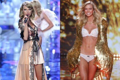 Η Taylor Swift φιλιέται στο στόμα με κορίτσι της Victoria’s Secret;