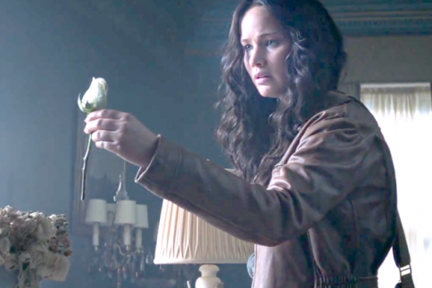 Jennifer Lawrence at Hunger Games Mockingjay