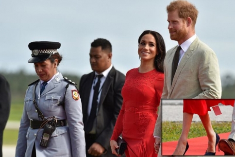 Συμβαίνει και στις διάσημες: Η Meghan Markle βγήκε με την ετικέτα στο ρούχο