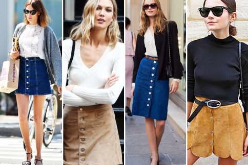 Button down skirts