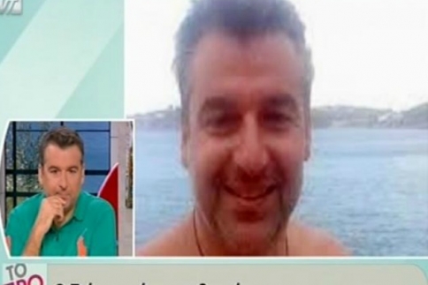 Η selfie του Γιώργου Λιάγκα στη θάλασσα