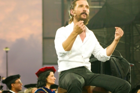 Matthew McConaughey: Έδωσε διάλεξη στο Πανεπιστήμιο του Houston