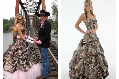 Camo wedding dress: Αυτό είναι το κιτς νυφικό που έχει γίνει εμμονή