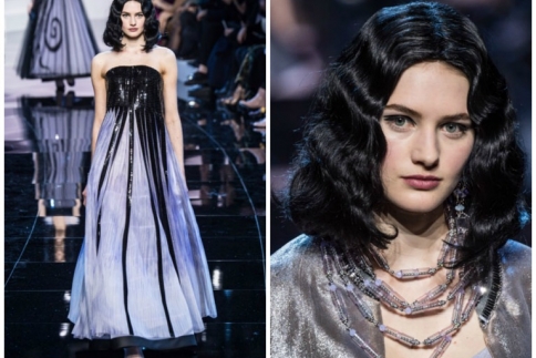 Μαύρο βινύλιο στα μάτια: το πρότεινε ο Giorgio Armani για την επόμενη σεζόν! 