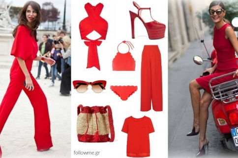 Μόδα Άνοιξη 2016 : Lady in Red : To κόκκινο κάνει την έκπληξη και αποδεικνύεται το χρώμα της άνοιξης