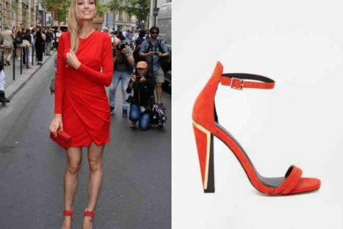 Petra Nemcova : Με total κόκκινο look εντυπωσιάζει