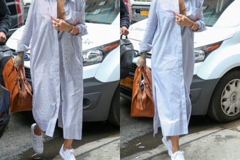 Hot or Not : Ποια διάσημη τραγουδίστρια φόρεσε oversized πουκάμισο ως φόρεμα;
