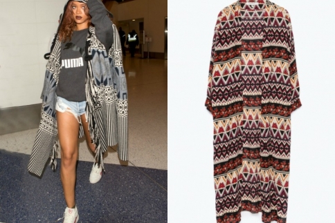 Συνδύασε το φθαρμένο σου τζιν σορτς όπως η Rihanna