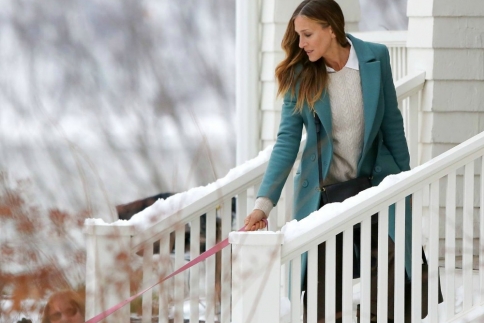 Sarah Jessica Parker: Σικάτη ακόμα και σε πολικές θερμοκρασίες