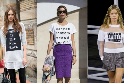 Μόδα Άνοιξη 2016 : Logomania! 17 t-shirt με λογότυπα για το πιο cool στιλ (ρεπορτάζ αγοράς)