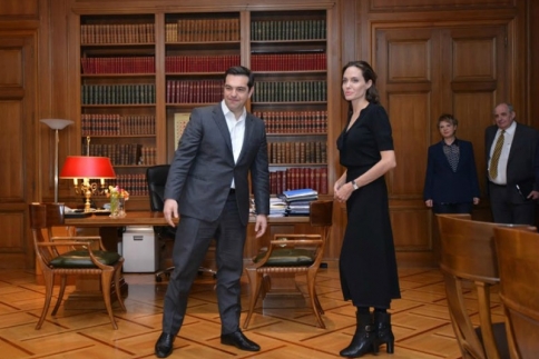 Όταν ο Αλέξης Τσίπρας συνάντησε την Angelina Jolie