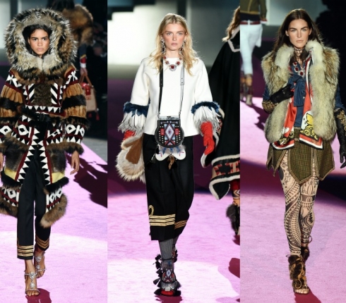 Milan fashion week : H tribal συλλογή του οίκου Dsquared2 για φθινόπωρο - χειμώνα 2015 / 2016
