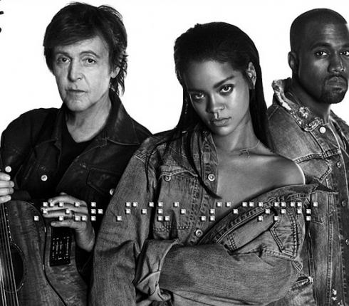 Backstage: Paul McCartney, Rihanna και Kanye West μαζί σε ένα βίντεο