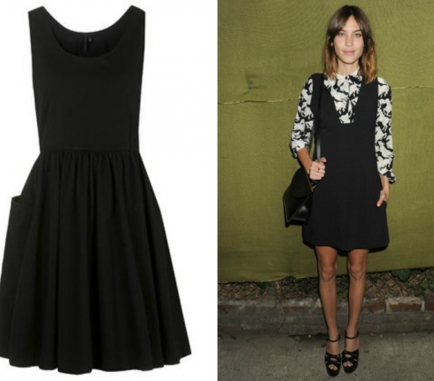 Alexa Chung : Δίνει άλλη οπτική στο μικρό μαύρο φόρεμα και εντυπωσιάζει