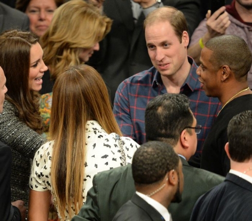 Bασιλική παρέα! Όταν οι William-Κate συνάντησαν την Beyonce και τον Jay-Z