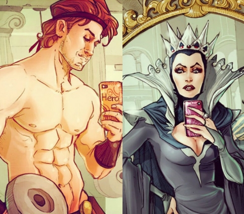 Τι θα γινόταν αν οι χαρακτήρες του Disney έβγαζαν selfies;