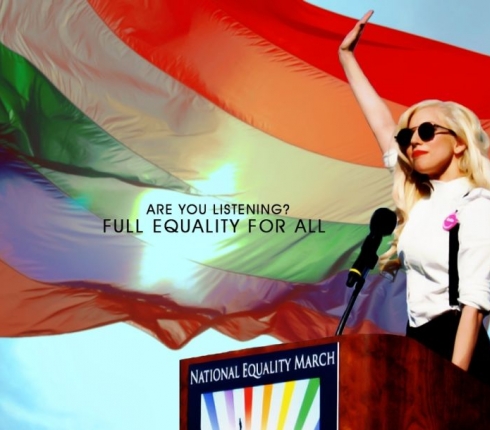 Η Lady Gaga γιόρτασε για τους gay γάμους
