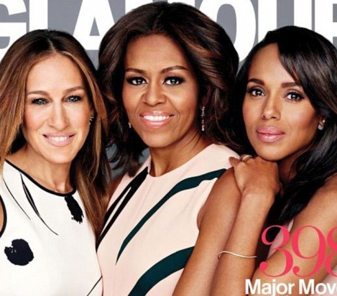 Η Michele Obama ποζάρει μαζί με την Kerry Washington και την Sarah Jessica Parker!