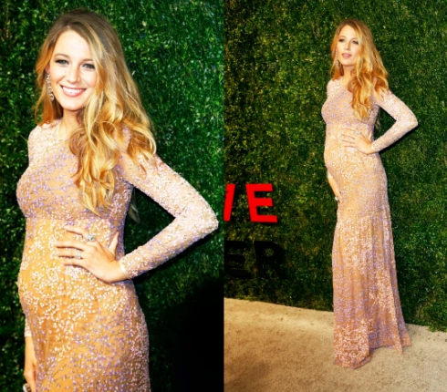 Η έγκυος Blake Lively υπέροχη με Michael Kors στο κόκκινο χαλί