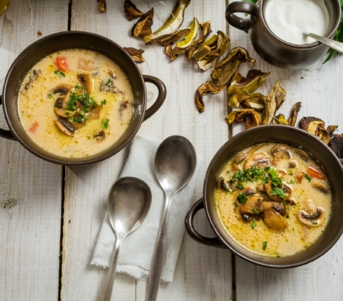 Μανιταρόσουπα: Comfort food στην γκουρμέ εκδοχή του