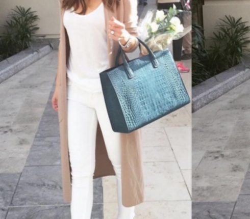 Street style : Η Μαρία Μενούνος με super chic εμφάνιση που πρέπει να αντιγράψεις