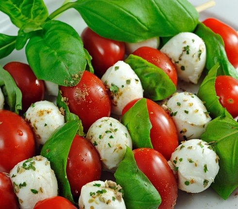 Σουβλάκι Caprese 