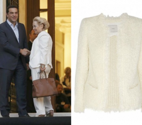 Βασιλική Θάνου : Total white look της νέας πρωθυπουργού κόντρα στα στερεότυπα