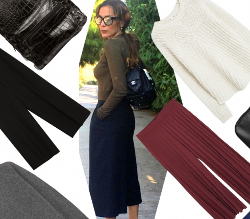 Μόδα χειμώνας 2016 :  Tο look της ημέρας - H Δέσποινα Βανδή μας εμπνέει για το everyday στιλ (ρεπορτάζ αγοράς)