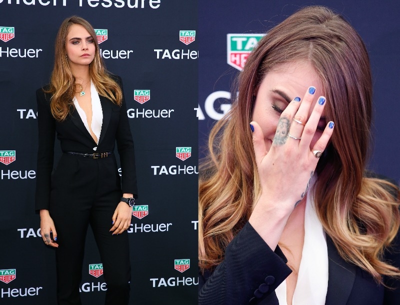 Μπλε μανικούρ: Τα νύχια της Cara Delevingne Μπλε μανικούρ: Τα νύχια της Cara Delevingne