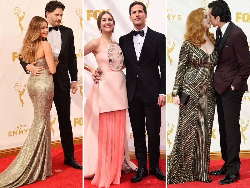 Emmys 2015: Χέρι- χέρι στο κόκκινο χαλί! Emmys 2015: Χέρι- χέρι στο κόκκινο χαλί!