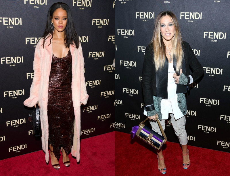 Bag Orgasm: Rihanna και SJ Parker μαζί στο κόκκινο χαλί με Fendi τσάντες