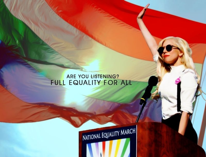 Η Lady Gaga γιόρτασε για τους gay γάμους Η Lady Gaga γιόρτασε για τους gay γάμους