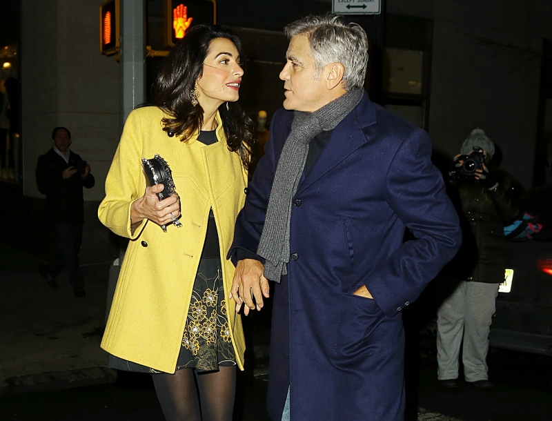 George- Amal Clooney: Ρομαντική βόλτα σε πανάκριβο εστιατόριο της Νέας Υόρκης George- Amal Clooney: Ρομαντική βόλτα σε πανάκριβο εστιατόριο της Νέας Υόρκης