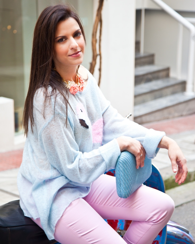 Το street style της εβδομάδας : Το total pastel look που θα ερωτευτείς Το street style της εβδομάδας : Το total pastel look που θα ερωτευτείς