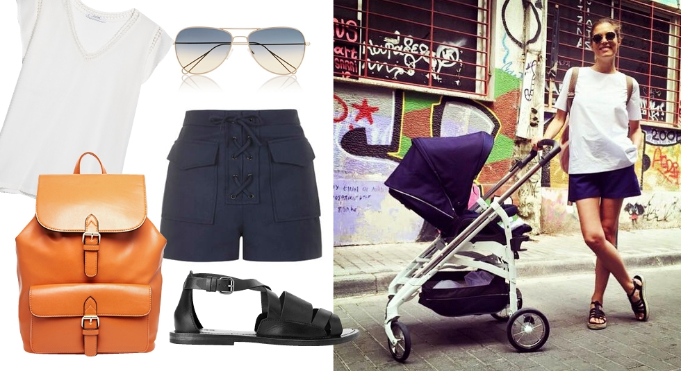 Η Βίκυ Καγιά με το ιδανικό mommy style κάνει βόλτα την μικρή Bianca και εντυπωσιάζει Η Βίκυ Καγιά με το ιδανικό mommy style κάνει βόλτα την μικρή Bianca και εντυπωσιάζει