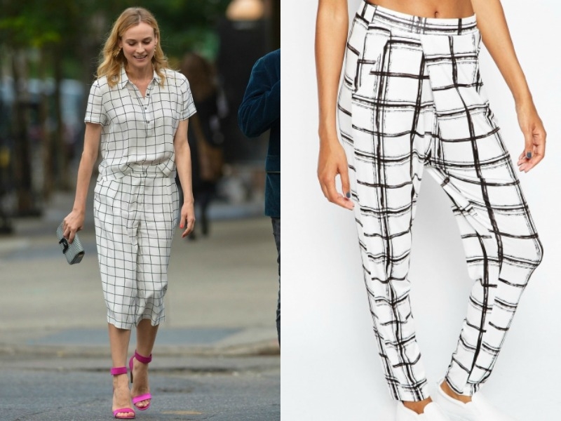 Diane Kruger : To καρό της πάει πολύ Diane Kruger : To καρό της πάει πολύ